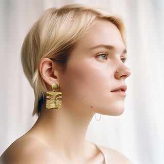Sculpted Profile Earrings