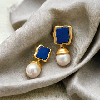 Starry Night Pearl Earrings